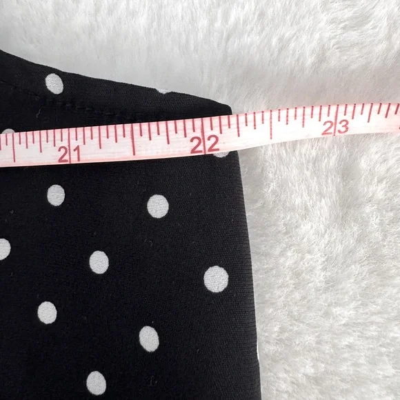 EUC Maison Jules Ruffle Polka Dot Blouse, Size XXL - Picture 8 of 9